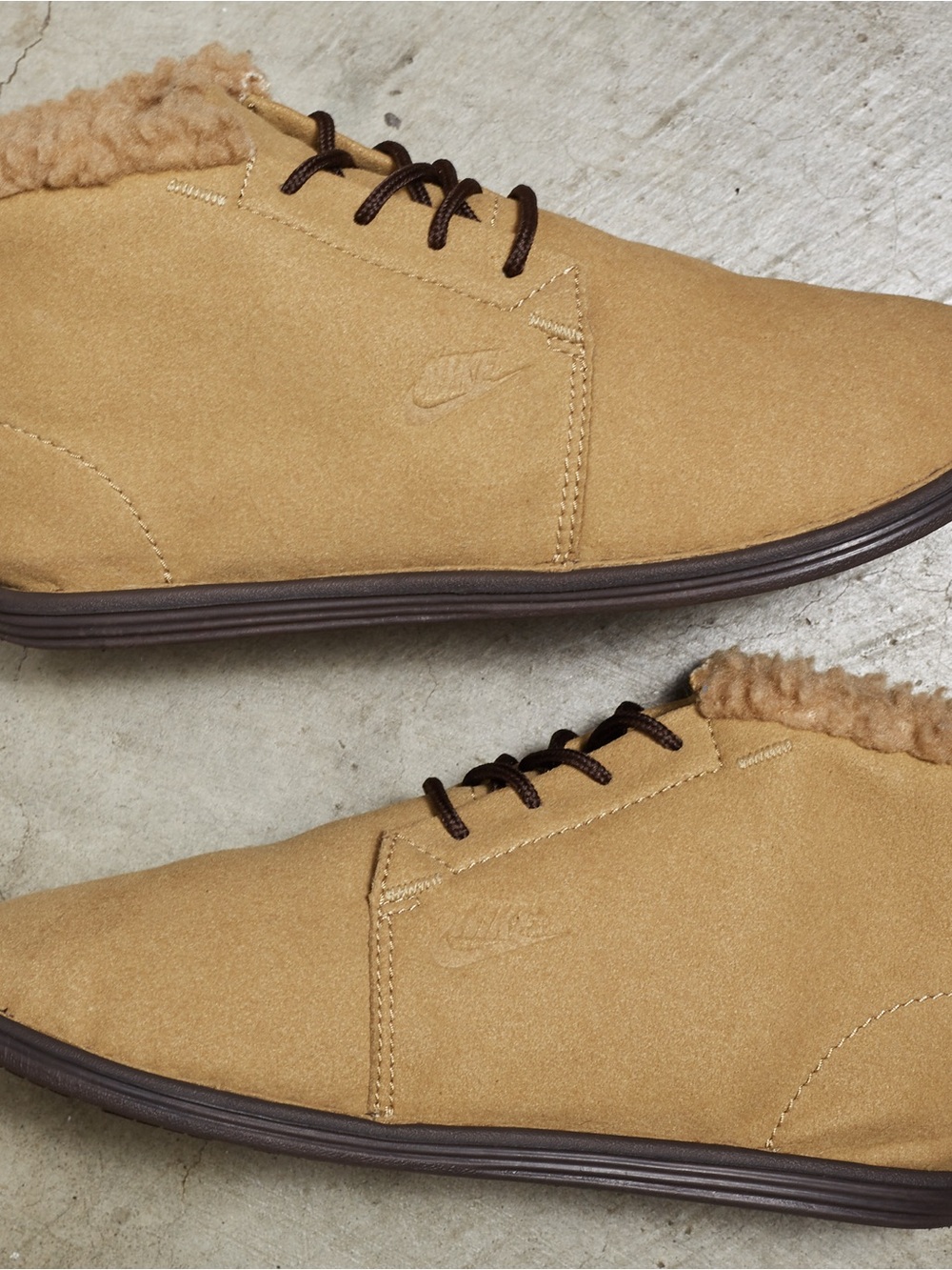 SAMPLE Nike Solarsoft Chukka Sherpa JP ‘Filbert/Black Tea’